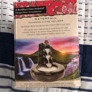New waterfall incense cone holder